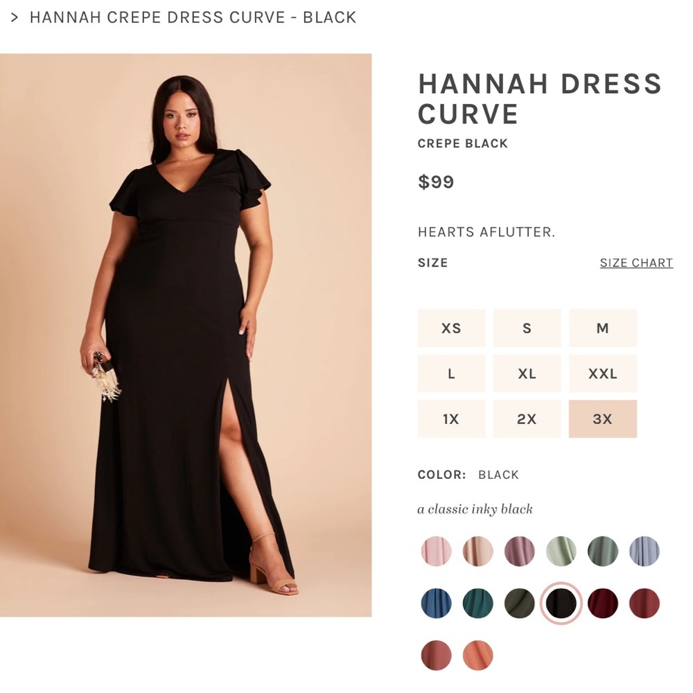 NWT Birdy Grey Black Hannah Crepe Dress